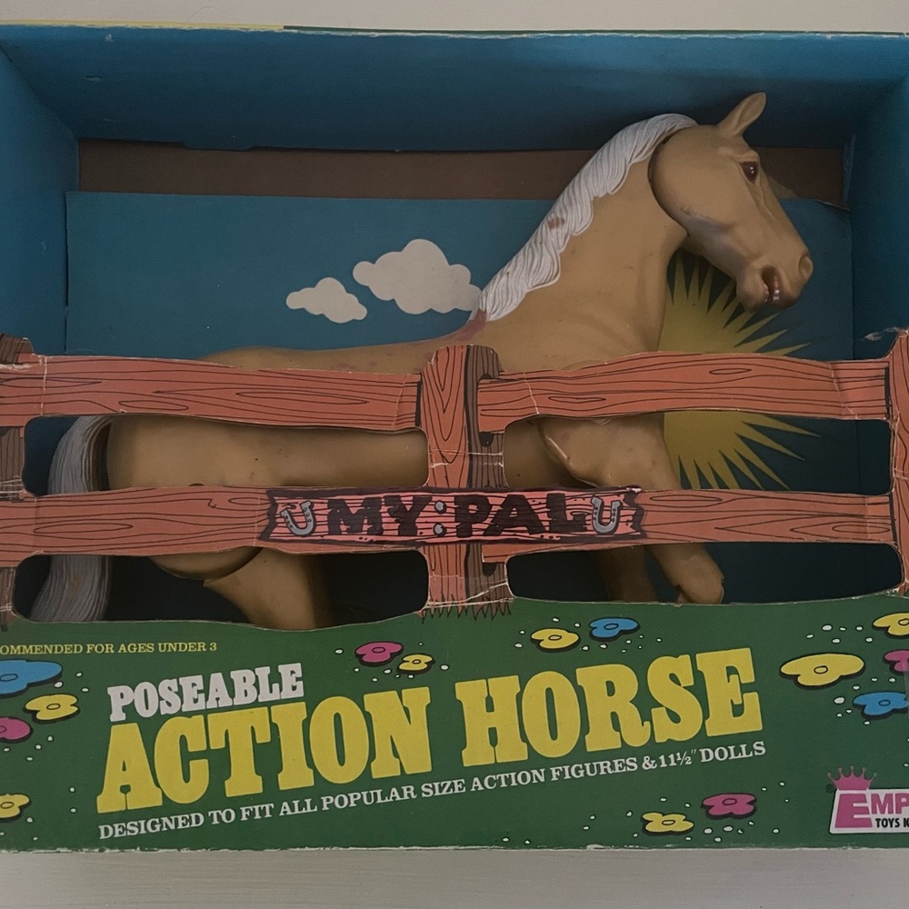Vintage! 1979 Poseable Action Horse Barbie